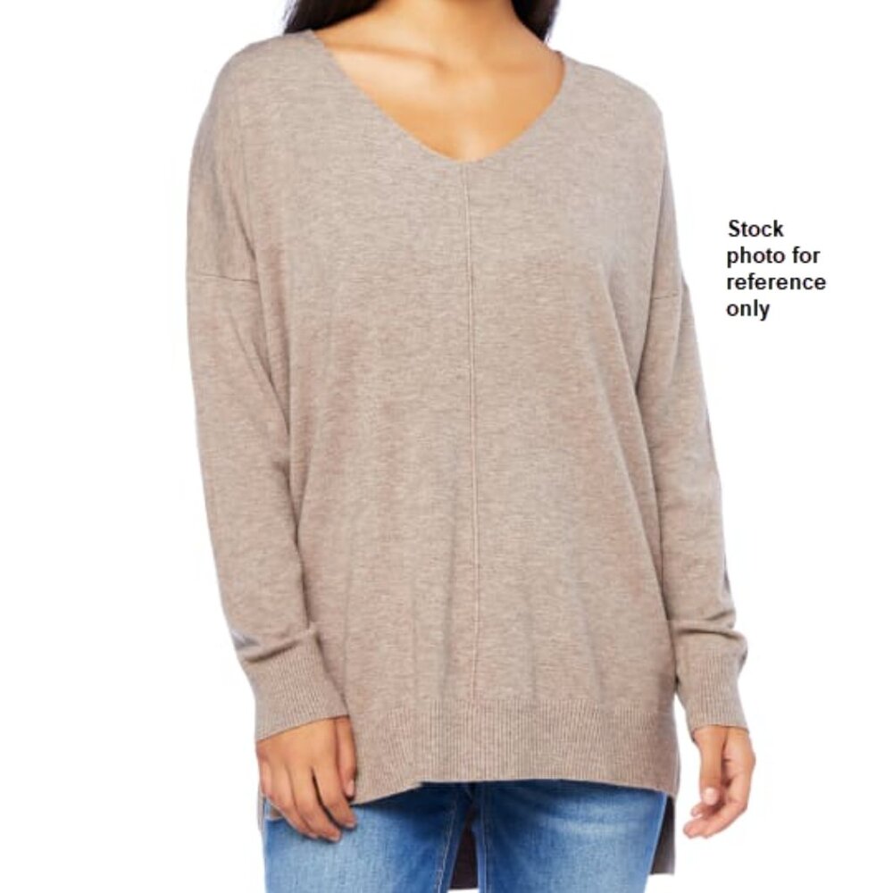 Dreamers by Debut  Front Seam V Neck Sweater